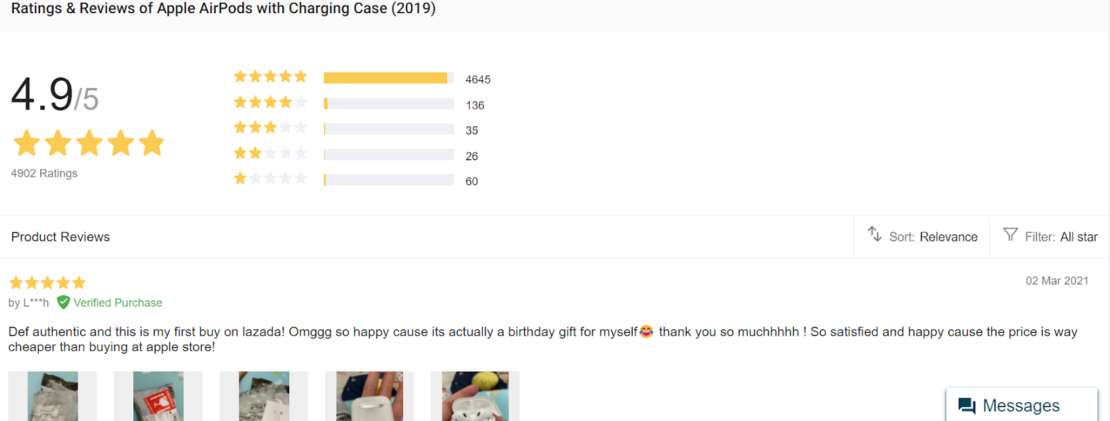 lazada reviews