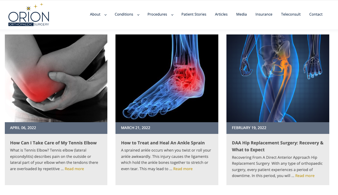 blog content for doctor