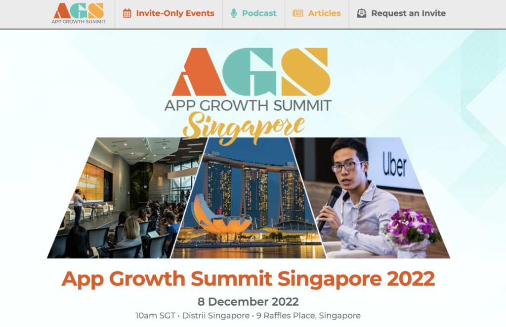 app growth summit singapore