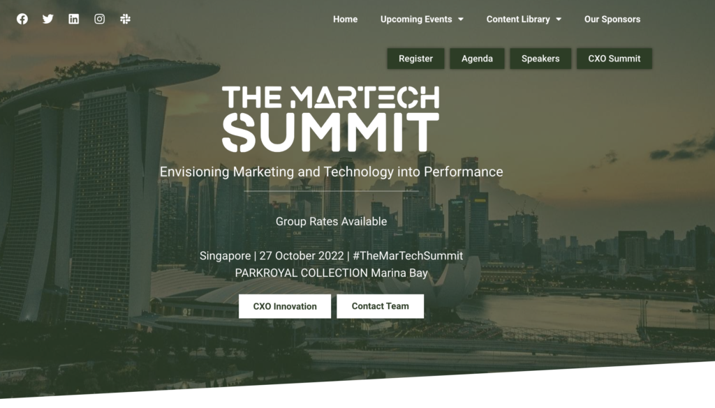martech summit singapore