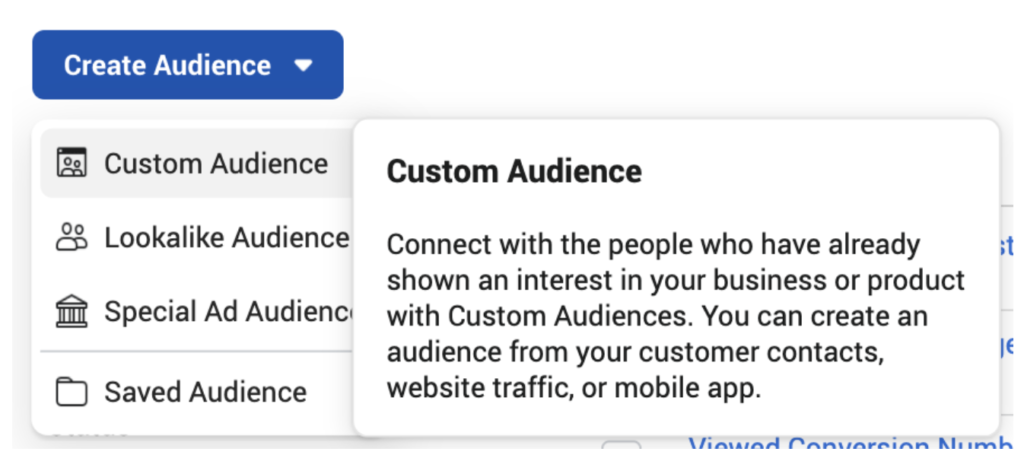 custom audiences in facebook