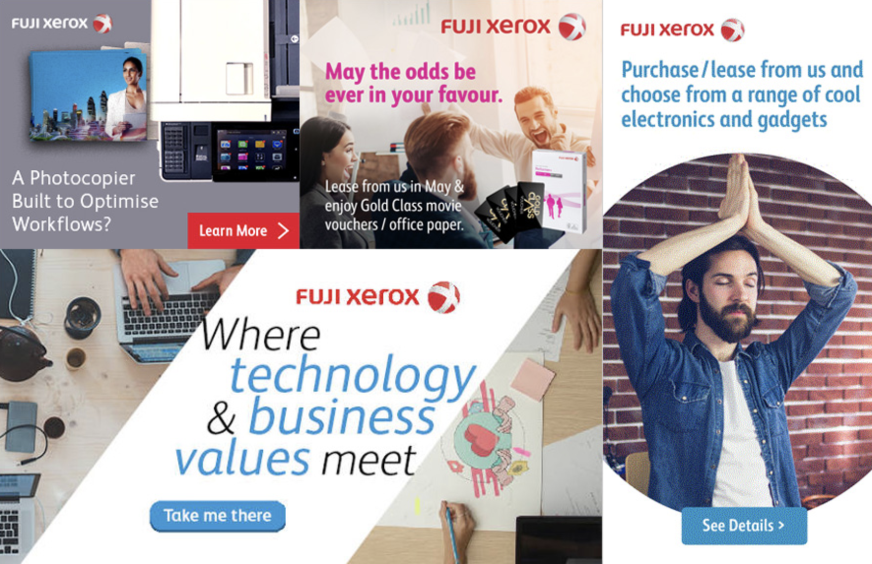 Fuji Xerox Campaign Visuals