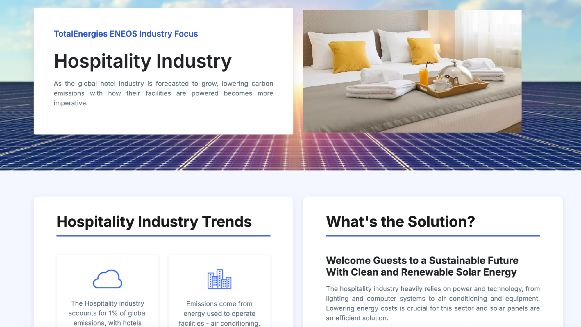 Total Energies Landing Pages